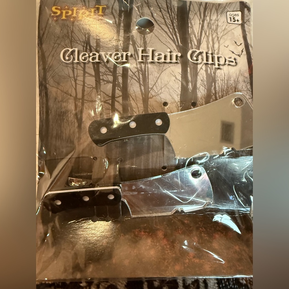 New Spirit Silver Cleaver Hair Clips